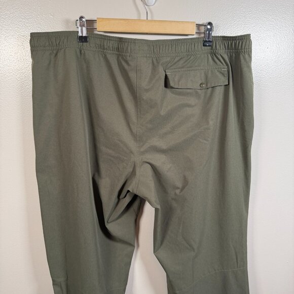 L.L.Bean Multisport Pants Mens Size XXL Green Performance Hiking Athletic Active - Picture 9 of 12